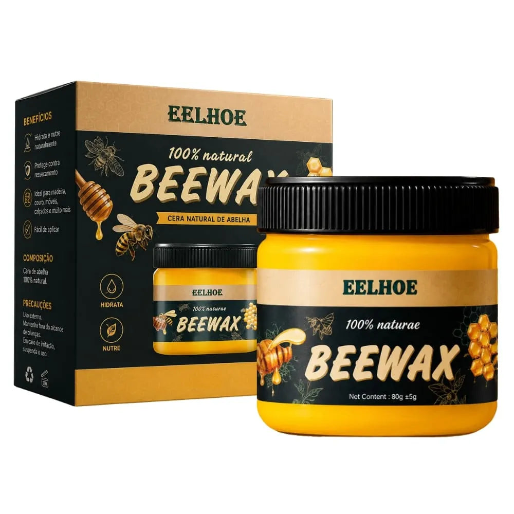 BeeWax 
Cera de Abelha
Restaura Móveis de Madeira e Polimento
