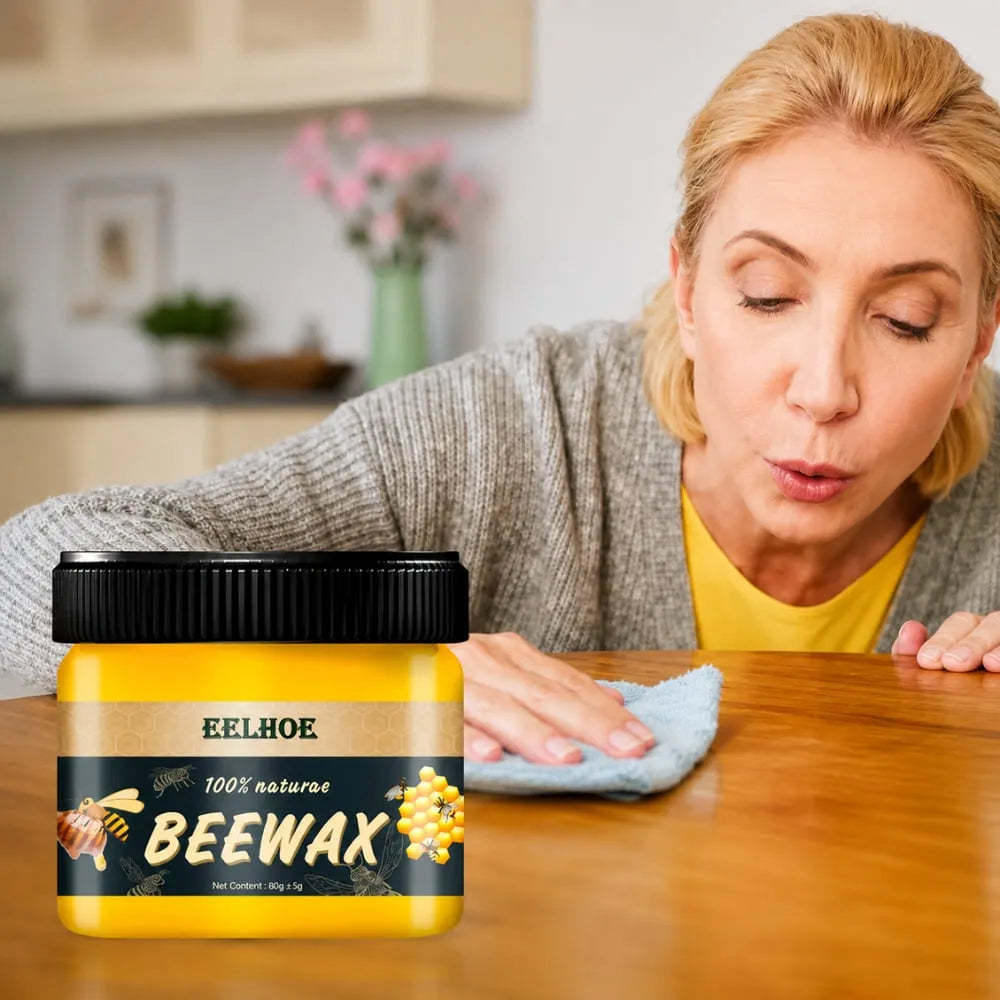 BeeWax 
Cera de Abelha
Restaura Móveis de Madeira e Polimento